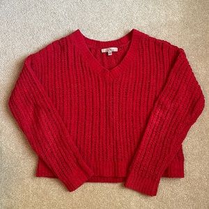 🎉HP! Red Knit Sweater